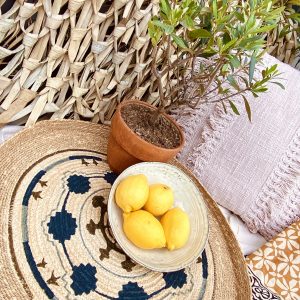 Dekotablett "Jute Tray"
